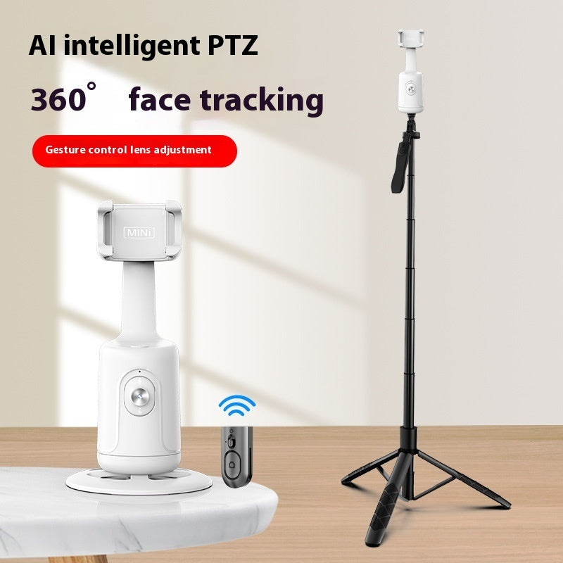 360° AI Auto Face Tracking Gimbal – Smart Phone Holder for Vlogging, Live Streaming & Video Stabilization