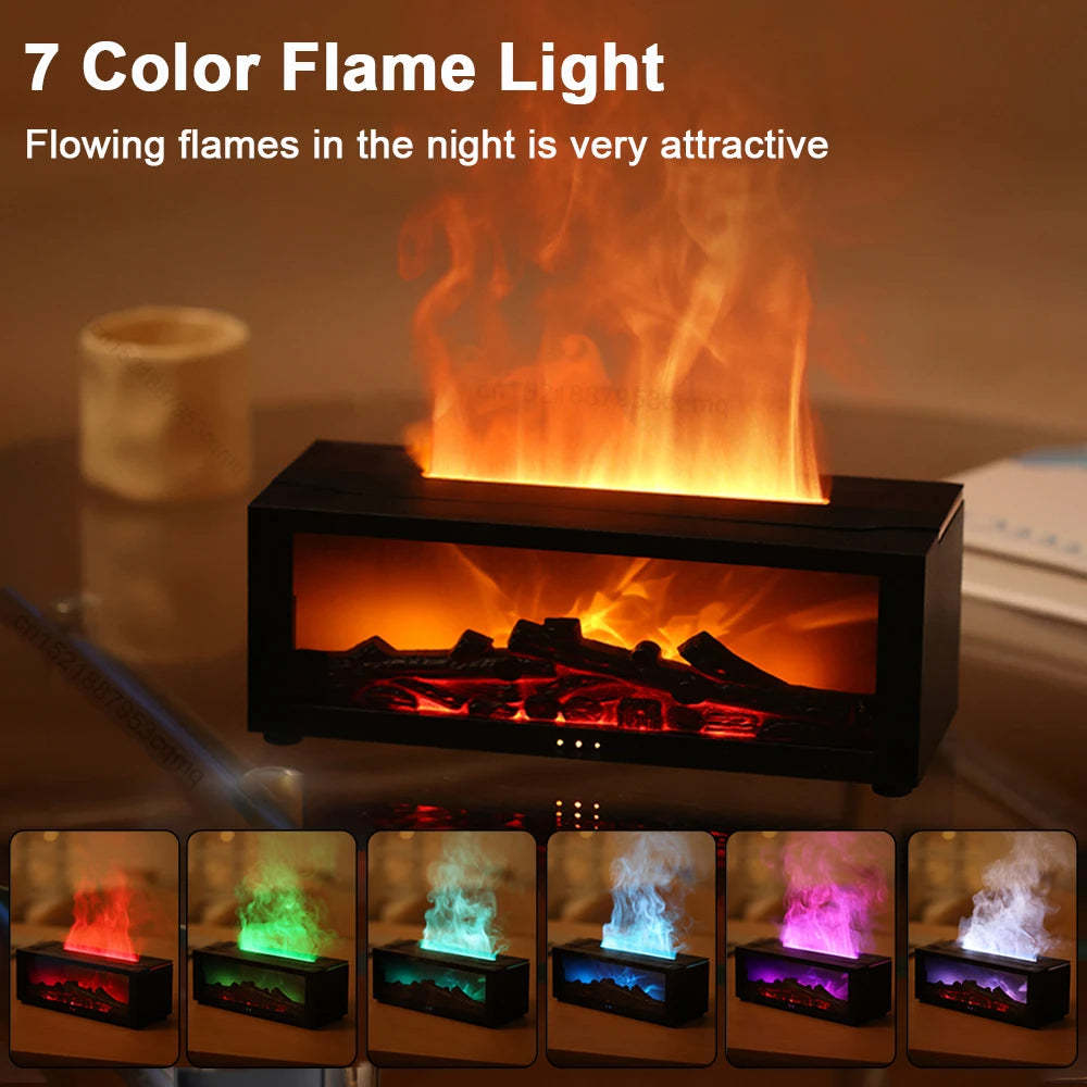 Flame Effect Aromatherapy Diffuser & Humidifier