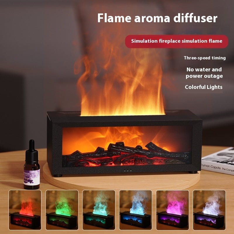 Flame Effect Aromatherapy Diffuser & Humidifier