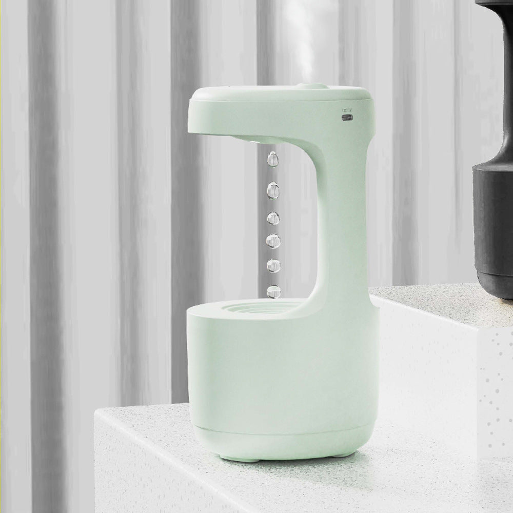 Anti-Gravity Humidifier & Aroma Diffuser with Clock