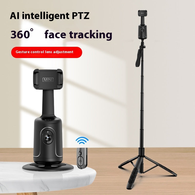 360° AI Auto Face Tracking Gimbal – Smart Phone Holder for Vlogging, Live Streaming & Video Stabilization