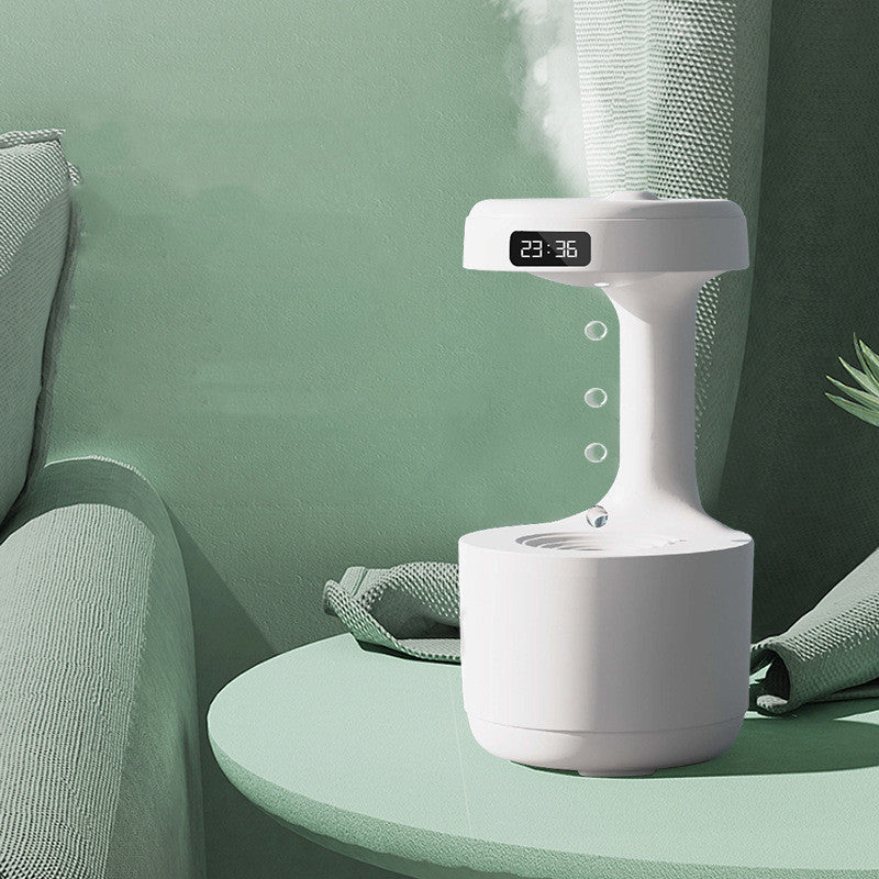 Anti-Gravity Humidifier & Aroma Diffuser with Clock