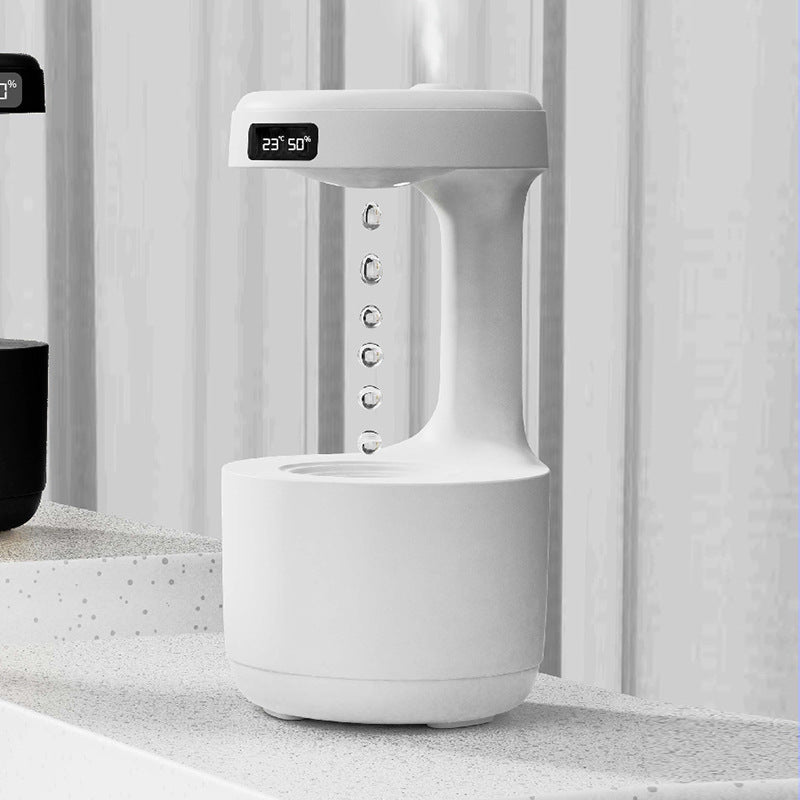 Anti-Gravity Humidifier & Aroma Diffuser with Clock