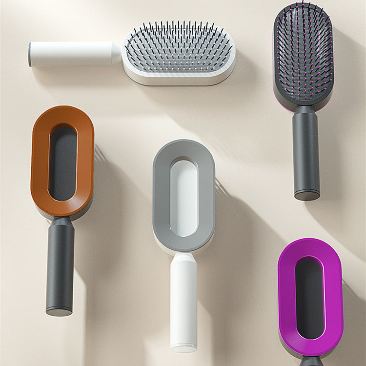 Self-Cleaning Scalp Massage Hair Brush